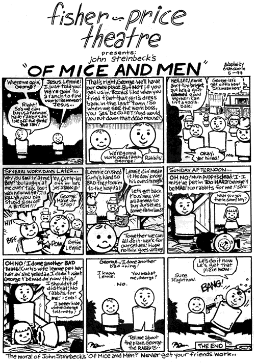Fisher-Price Theatre: Of Mice & Men