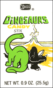 Dinosaurs candy stix