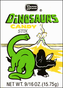 Dinosaurs candy stix