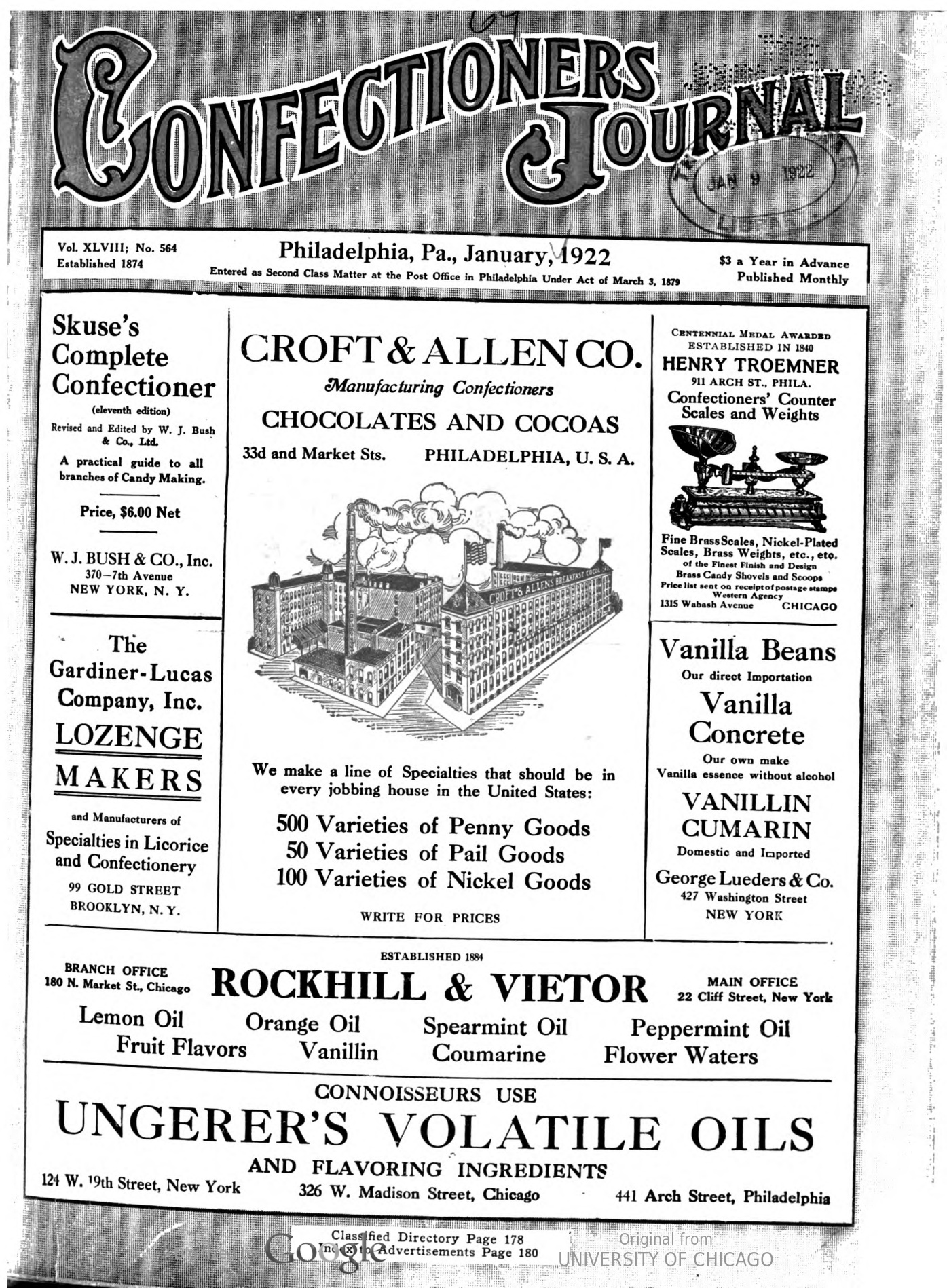 Confectioners Journal 1922jan-jun