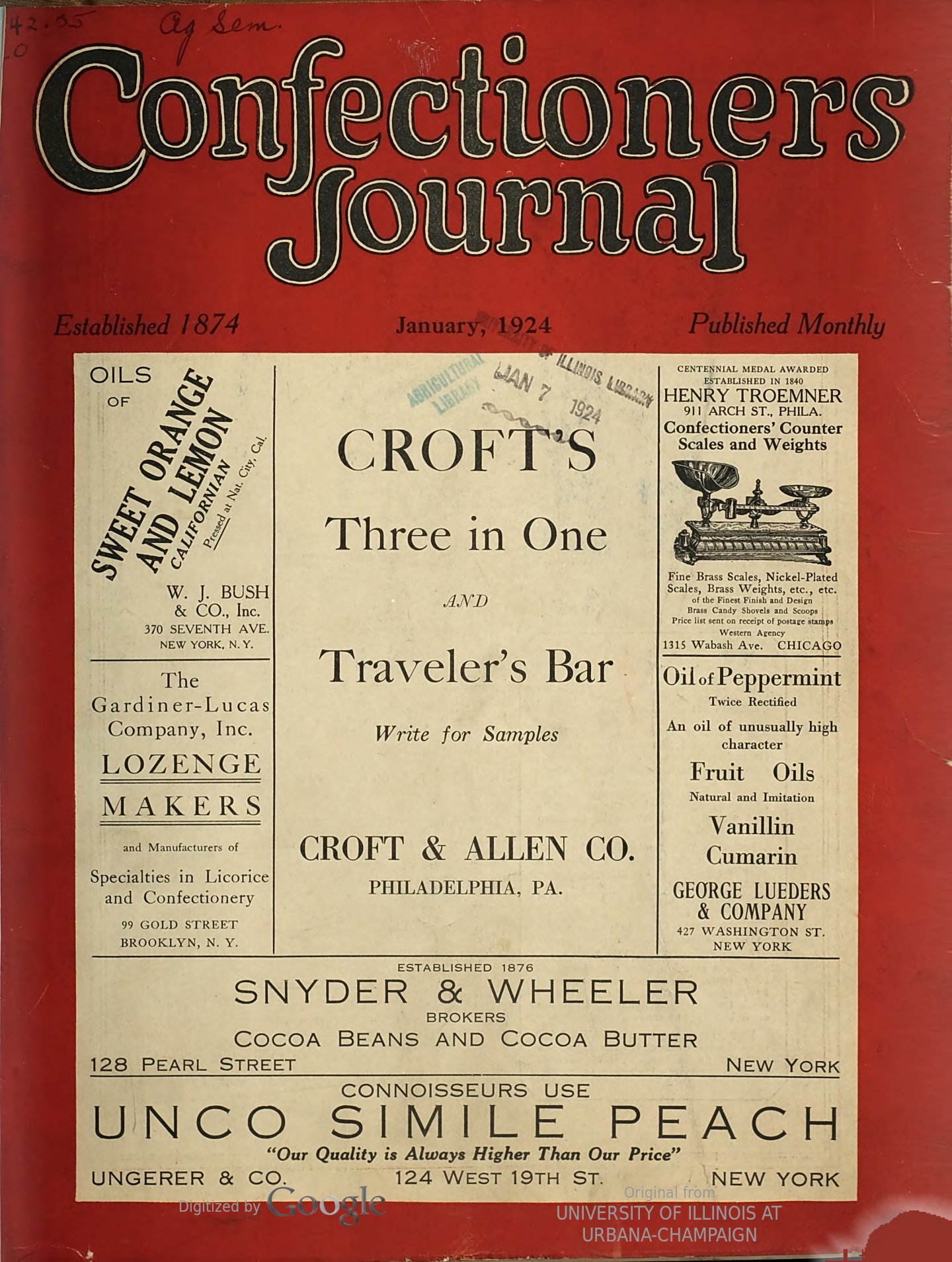 Confectioners Journal 1924