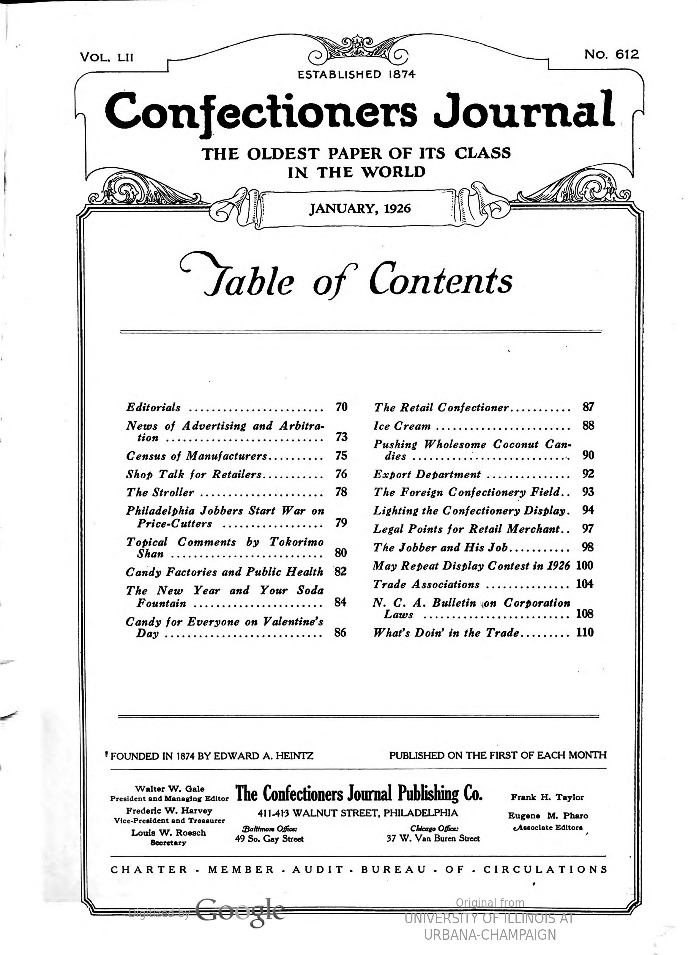 Confectioners Journal 1926
