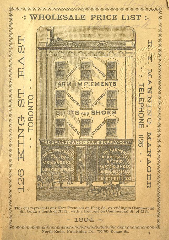 Grange Wholesale Supply Co. 1894