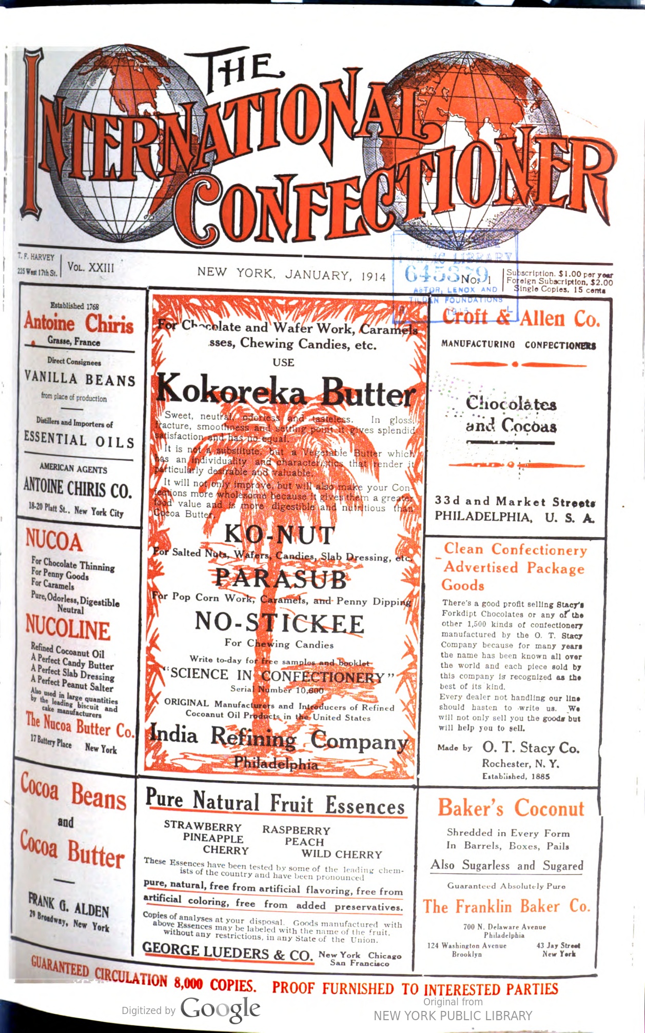 International Confectioner 1914 