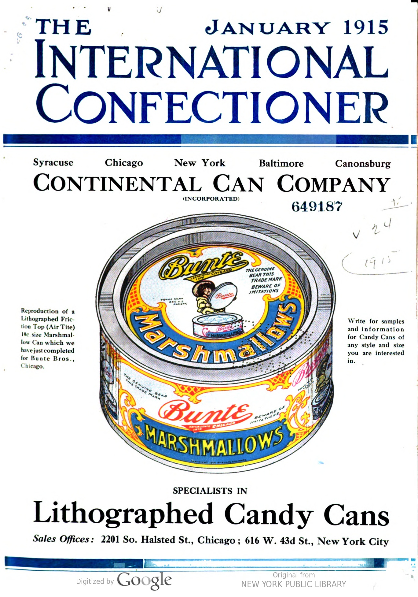 International Confectioner 1915