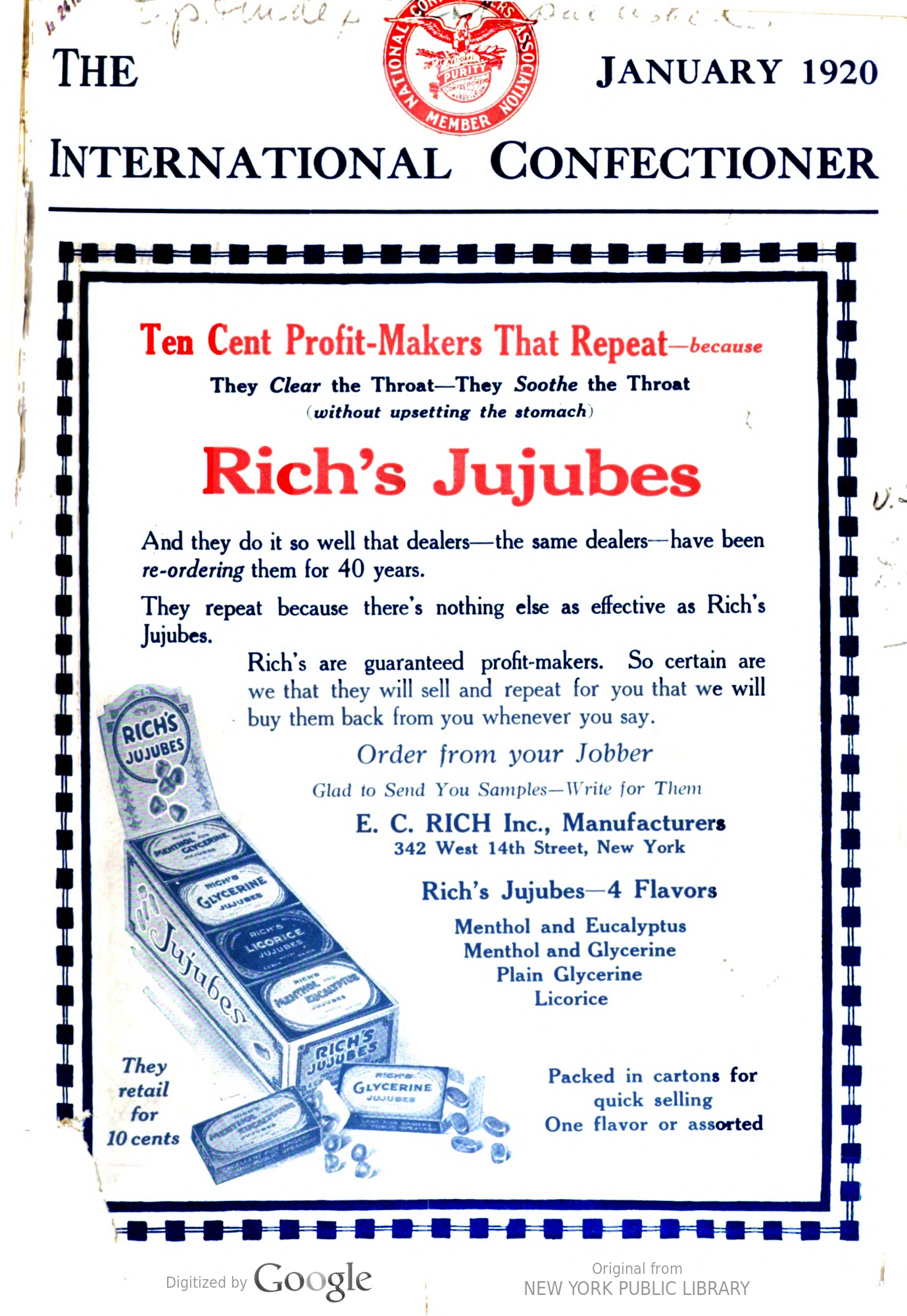 International Confectioner 1920