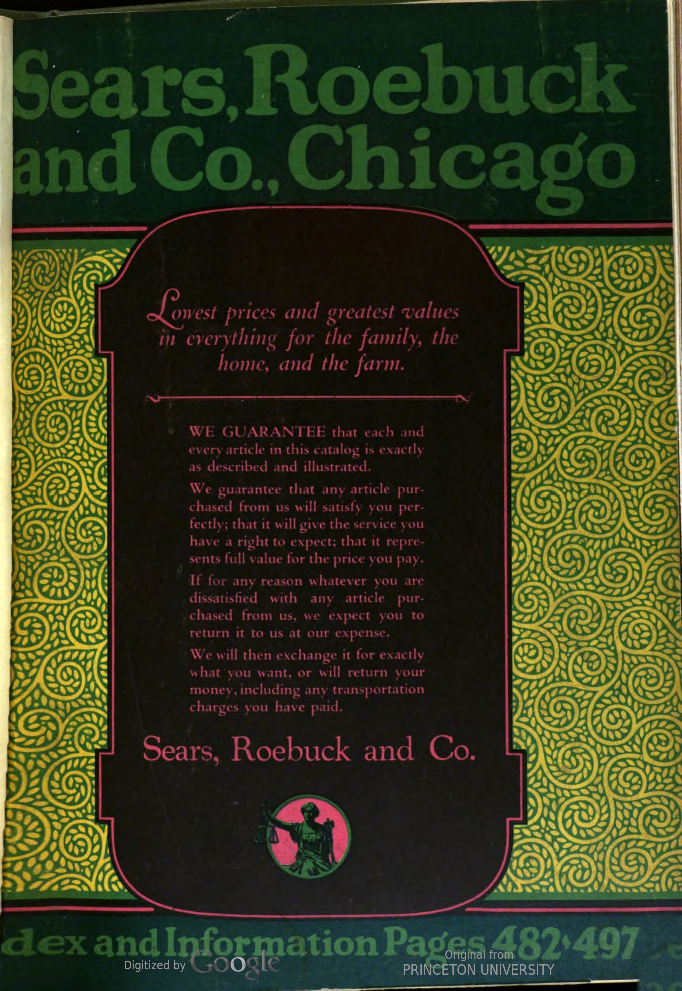 Sears Catalog 1922