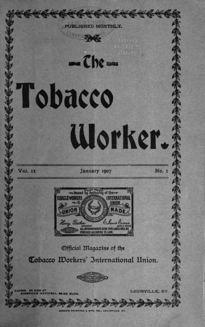 Tobacco Worker 1907jan, The