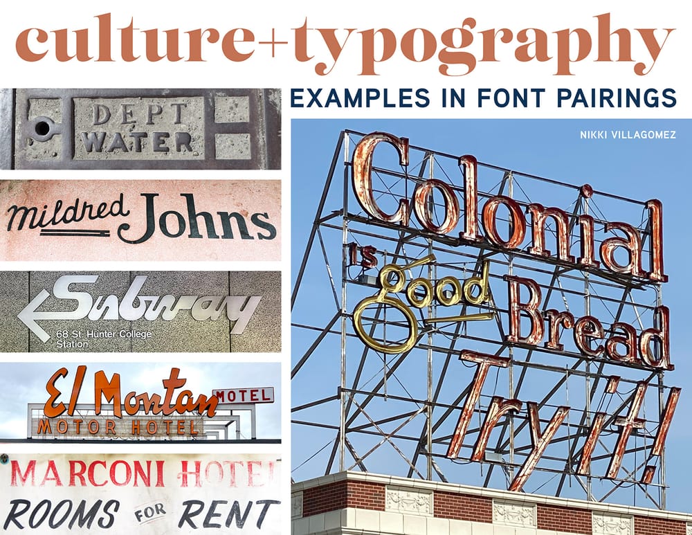 Culture Typography 2: Examples In Font Pairings