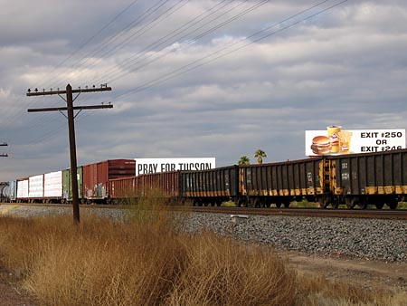 Pray for Tucson billboard