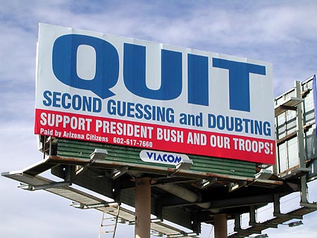 Quit Second Guessing billboard