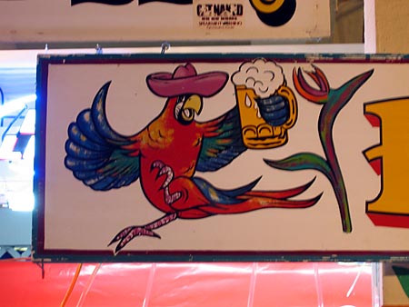 drunk parrot