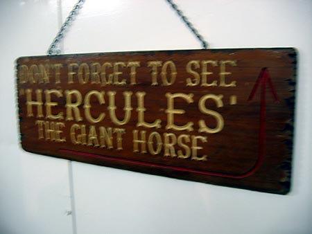 Hercules reminder sign