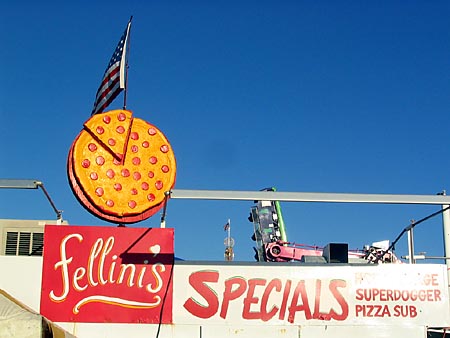 pizza + flag