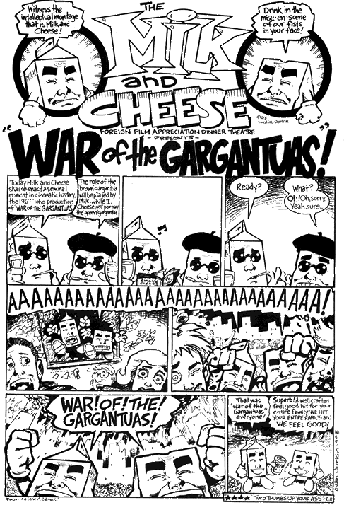 Milk & Cheese: War of the Gargantuas!